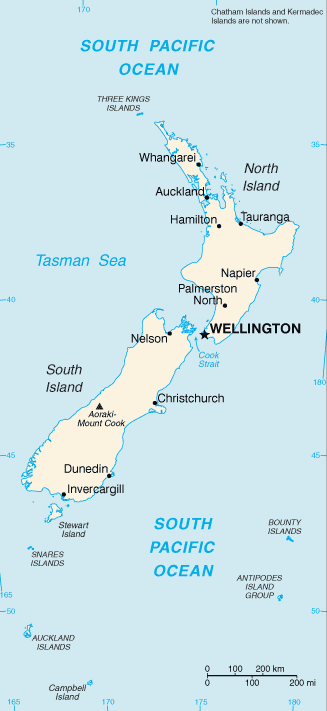 New Zealand Embassy Map